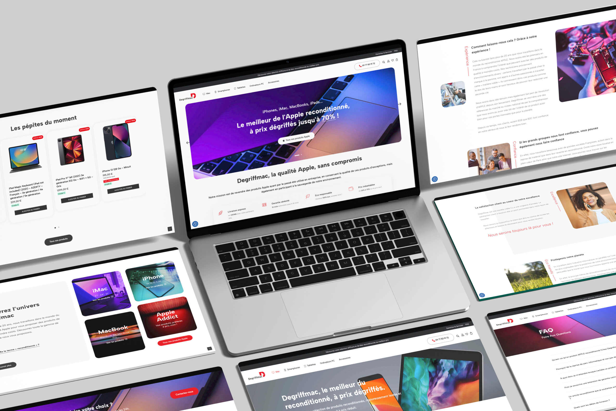 Aperçu du site Degriffmac