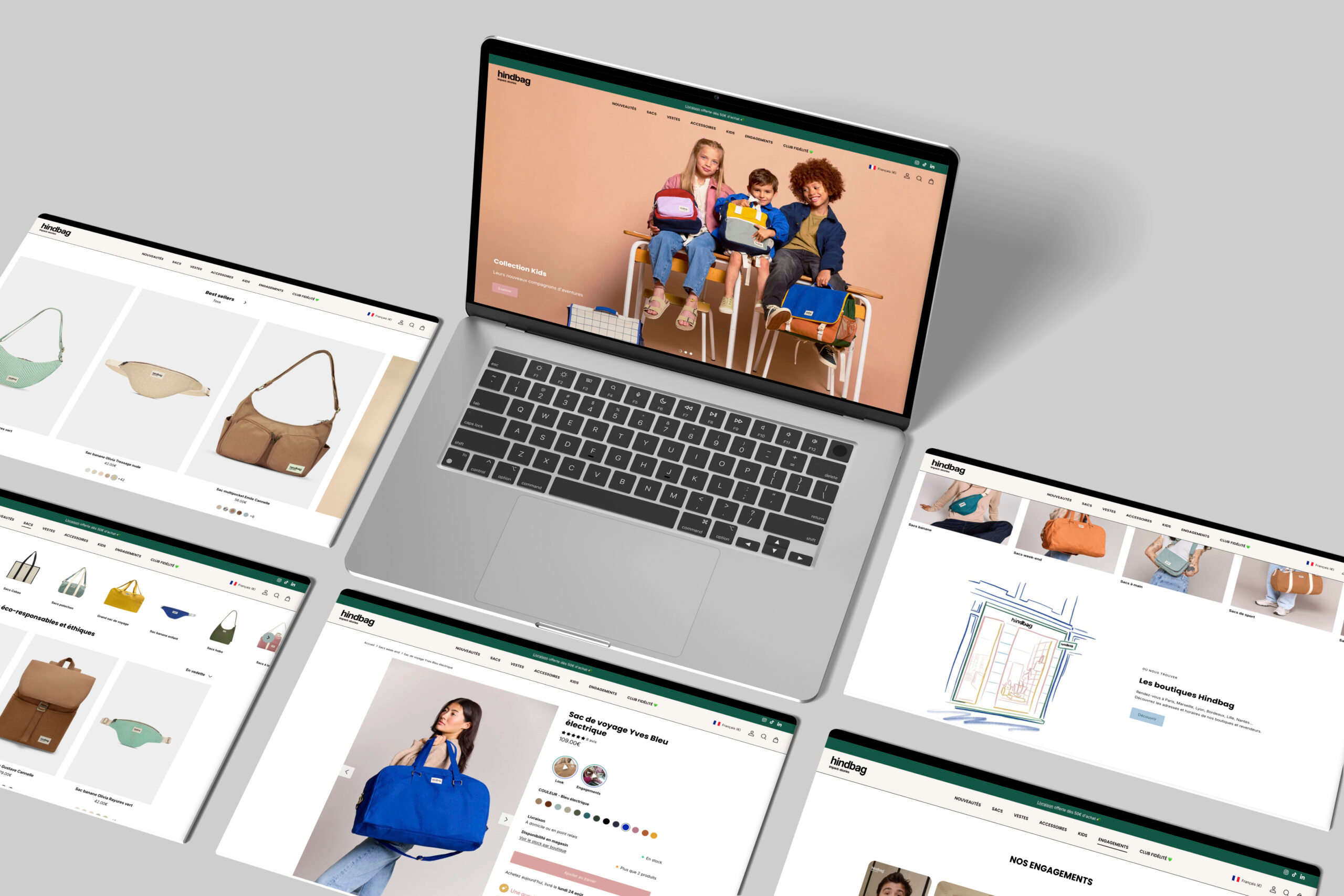 Aperçu du site Hindbag