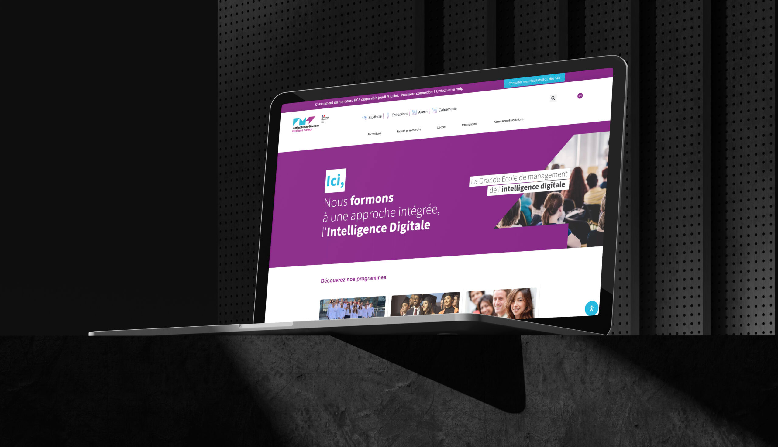 Aperçu du site Institut Mines-Télécom