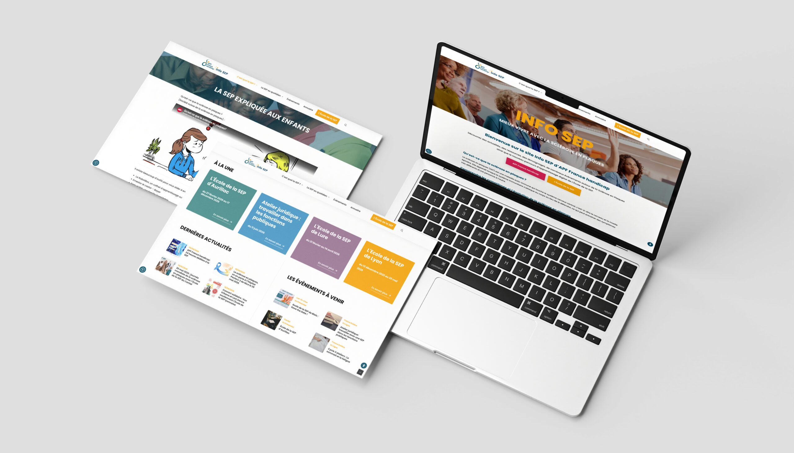 Aperçu du site APF SEP — Info SEP