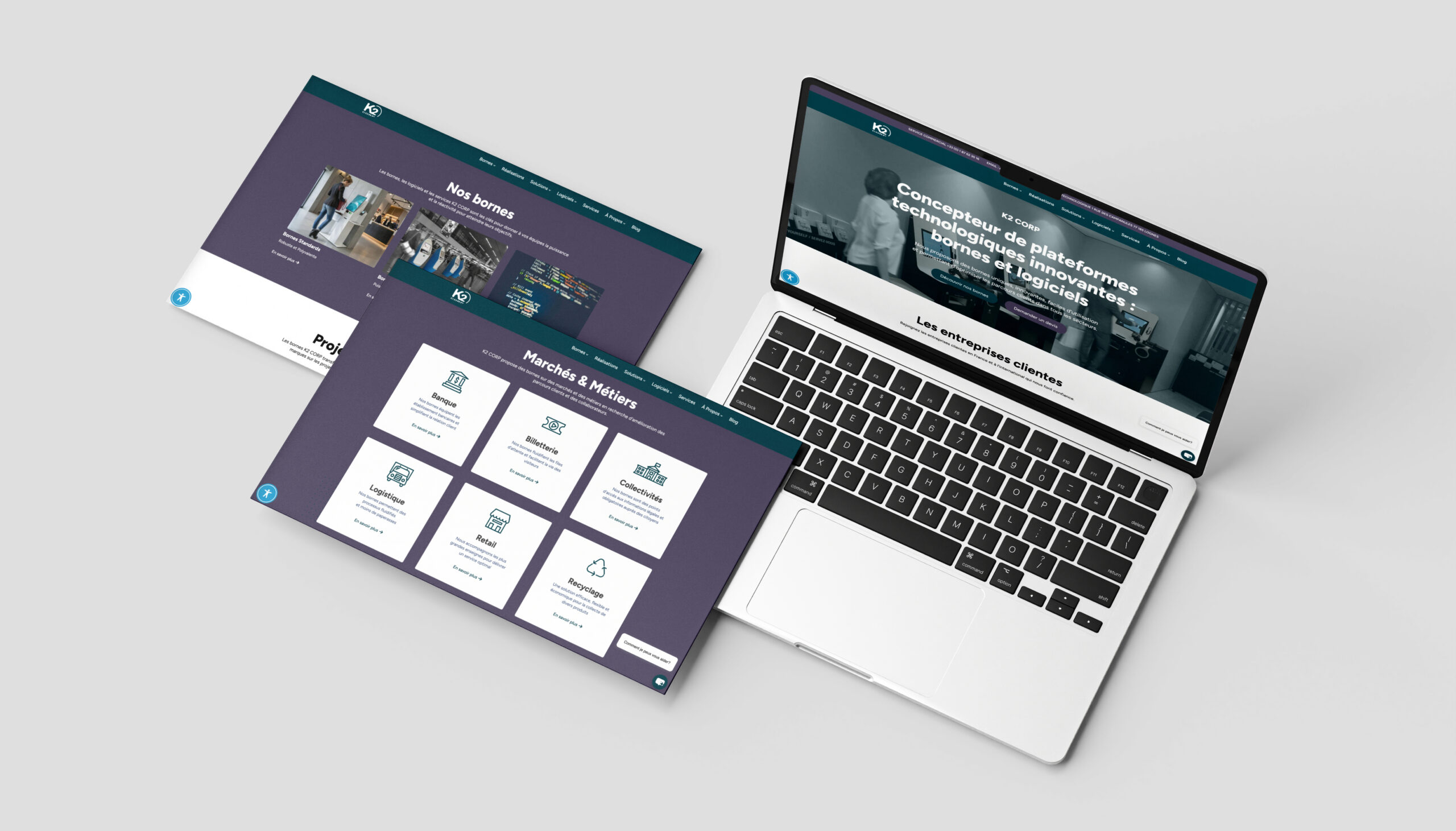 Aperçu du site K2 Corp