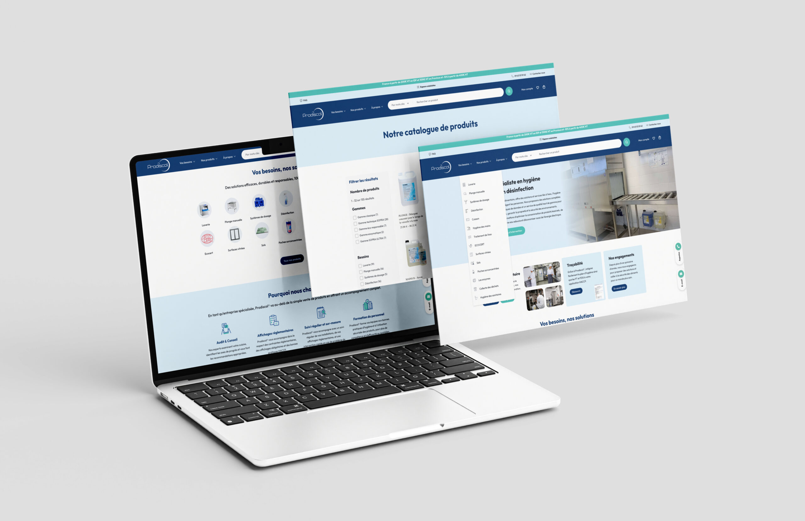 Aperçu du site Prodiscol